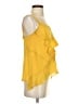 Derek Lam 100% Silk Yellow Sleeveless Silk Top Size 4 - photo 4