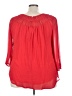 Cooper & Ella 100% Polyester Red 3/4 Sleeve Blouse Size 2X - photo 2