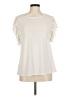 Ann Taylor Ivory Short Sleeve Blouse Size M - photo 1