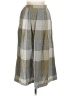 Esprit Checkered-gingham Gray Casual Skirt Size 7 - photo 1