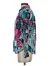 Talbots 100% Cotton Print Teal Long Sleeve Blouse Size XS - photo 5