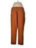 On 34th Solid Orange Casual Pants Size L - photo 2