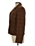 J. McLaughlin 100% Silk Tweed Brown Silk Blazer Size 8 - photo 5
