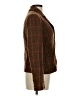 J. McLaughlin 100% Silk Tweed Brown Silk Blazer Size 8 - photo 4