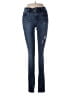 Nancy Rose Hearts Blue Jeans Size 28 waist - photo 1