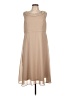 Maya Brooke 100% Polyester Solid Tan Casual Dress Size 12 - photo 1