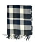 Plush Checkered-gingham Gray Blue Scarf One size - photo 2