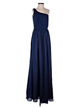 sky blue dress wedding Navy Blue Long Nightgown main image 1