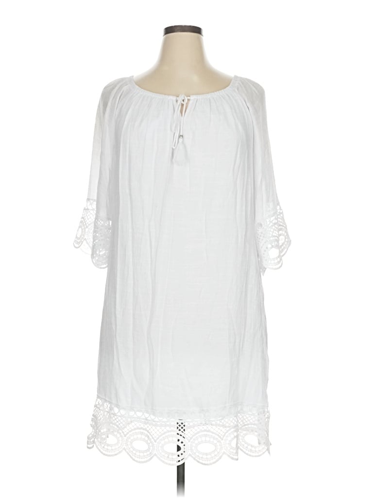 Pre-owned Mlle Gabrielle Kimono In White