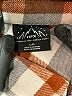 HFX Plaid Gray 3/4 Sleeve Button-Down Shirt Size L - photo 7