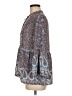 Fever 100% Polyester Paisley Teal 3/4 Sleeve Blouse Size M - photo 5