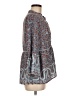 Fever 100% Polyester Paisley Teal 3/4 Sleeve Blouse Size M - photo 4