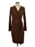 MICHAEL Michael Kors Print Brown Cocktail Dress Size S - photo 1