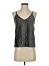 Leith Silver Sleeveless Blouse Size XS - photo 1