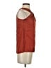 Trouve 100% Polyester Orange Sleeveless Blouse Size XXS - photo 4