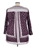 Indigo Purple Burgundy Kimono Size 2X - photo 2