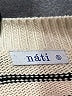 Náti Stripes Ivory Pullover Sweater Size S - photo 7