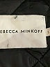 Rebecca Minkoff 100% Polyester Argyle Black Coat Size S - photo 6