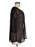 Vanity Black 3/4 Sleeve Blouse Size M - photo 4