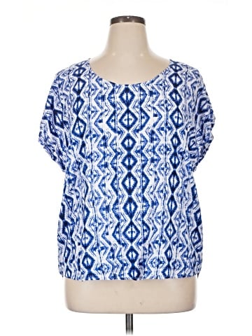 Rose & Thyme Short Sleeve Blouse (view 1)