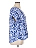 Rose & Thyme 100% Rayon Blue Short Sleeve Blouse Size 1X - photo 4