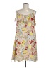 Old Navy 100% Polyester Print Ivory Casual Dress Size M - photo 1