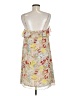Old Navy 100% Polyester Print Ivory Casual Dress Size M - photo 2
