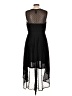Maurices 100% Polyester Polka Dots Black Cocktail Dress Size 13 - 14 - photo 2