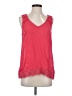 Maurices 100% Rayon Pink Sleeveless Blouse Size S - photo 1