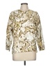 Bassike Paisley Gold Pullover Sweater Size Med (2) - photo 1