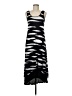 Neiman Marcus Graphic Black Casual Dress Size M - photo 1