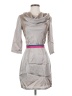 Lucca Couture 100% Polyester Gray Cocktail Dress Size S - photo 1