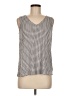 Lemon Tart Silver Sleeveless Blouse Size M - photo 1