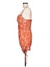 Assorted Brands 100% Polyester Orange Cocktail Dress Size L - photo 5