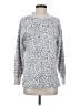 Gap Animal Print Silver Pullover Sweater Size XS - photo 1