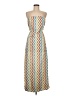 Shein 100% Polyester Chevron-herringbone Tan Casual Dress Size 6 - photo 1
