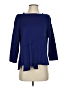 I.C. By Connie K Blue 3/4 Sleeve Top Size S - photo 1