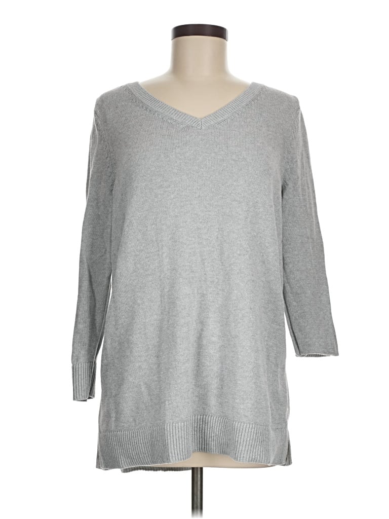 Pre-owned Talbots Pullover Sweater In Silver