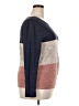 Maison Mascallier Color Block Brown Blue Pullover Sweater Size XXL (estimated) - photo 4