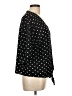 Spense Polka Dots Black 3/4 Sleeve Blouse Size L - photo 4