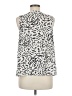 Nine West 100% Polyester Ivory Sleeveless Blouse Size M - photo 2