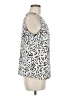 Nine West 100% Polyester Ivory Sleeveless Blouse Size M - photo 4