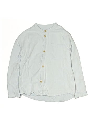 Zara Kids Long Sleeve Button-Down Shirt (view 1)