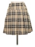 Shein Plaid Tan Casual Skirt Size 2 - photo 1
