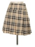 Shein Plaid Tan Casual Skirt Size 2 - photo 2