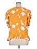 Liv 100% Rayon Orange Short Sleeve Blouse Size XL - photo 2