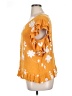 Liv 100% Rayon Orange Short Sleeve Blouse Size XL - photo 5
