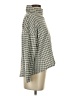 Sunny Leigh Houndstooth Gray Turtleneck Sweater Size S - photo 4