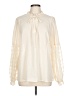Unbranded Ivory Long Sleeve Blouse Size L (estimated) - photo 1