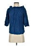 Style Envy Blue 3/4 Sleeve Blouse Size S - photo 1